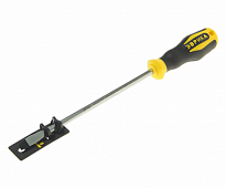 Отвертка шлицевая SL8х200мм Ø8мм магнитная (с держателем ) ER-1DA-12H ЭВРИКА /1/12/144